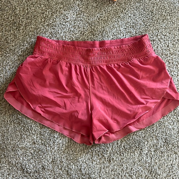 Lululemon pink running shorts - Picture 1 of 4